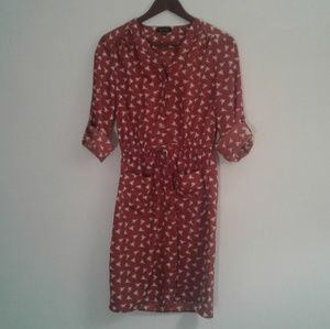 Spense bird shirt dress, 8